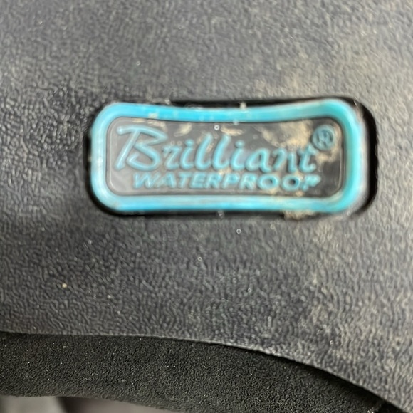 Size 6.6 waterproof leather suede high heel winter boots - Picture 7 of 8